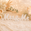 Dekoschrift " Mrs & Mr"