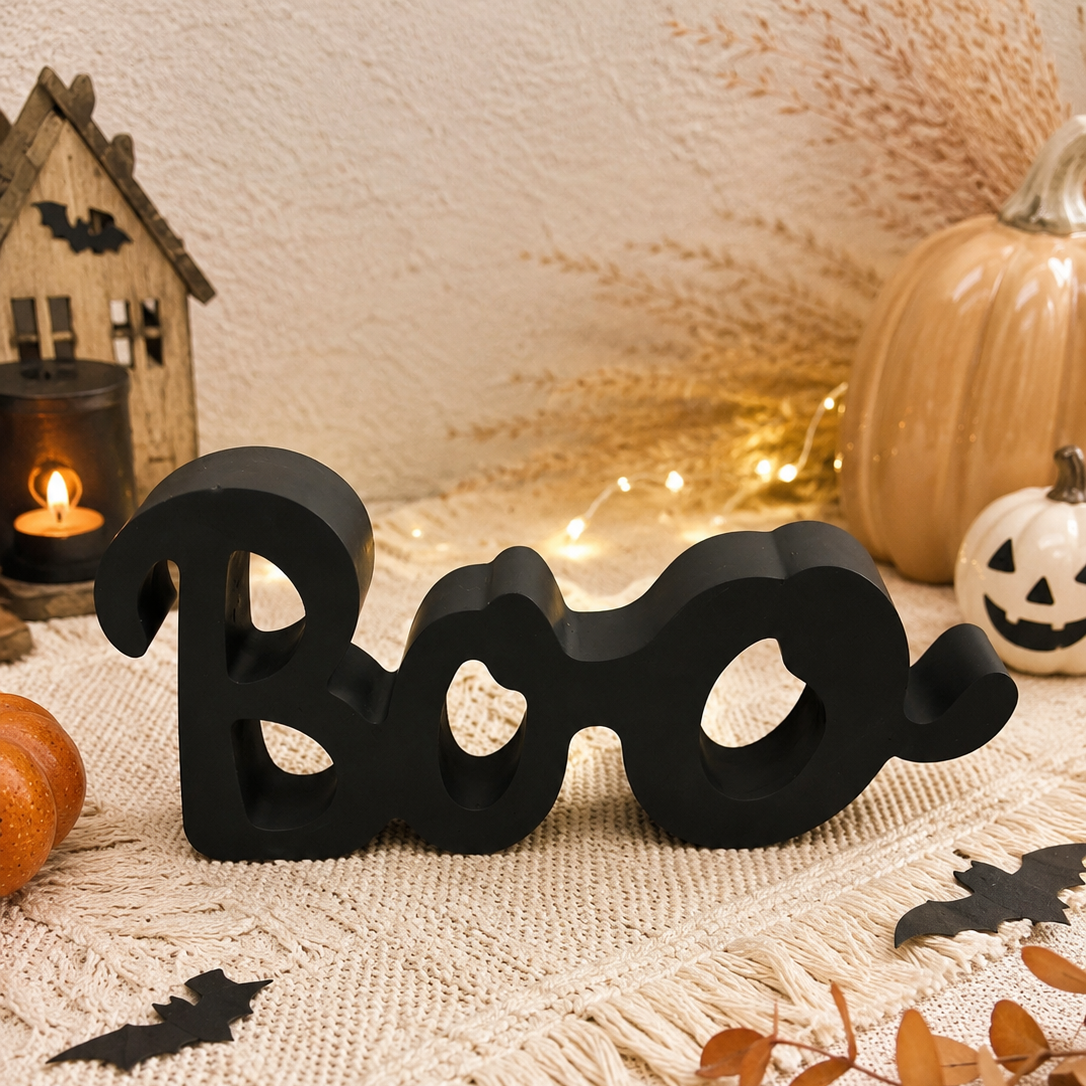 Beschriftung "Boo"