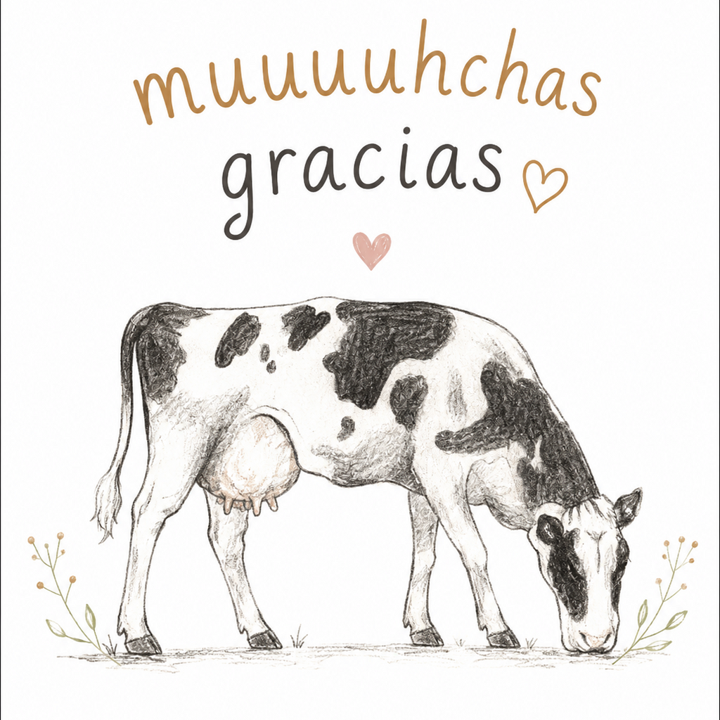 Karte "muuuuhchas gracias"