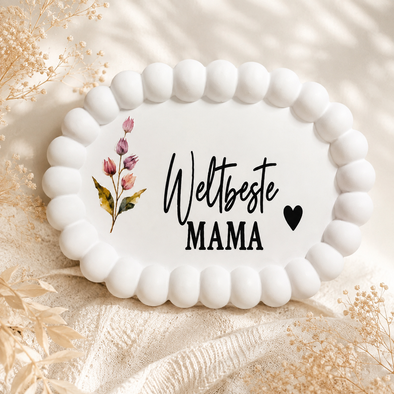 Dekoteller " Weltbeste Mama"
