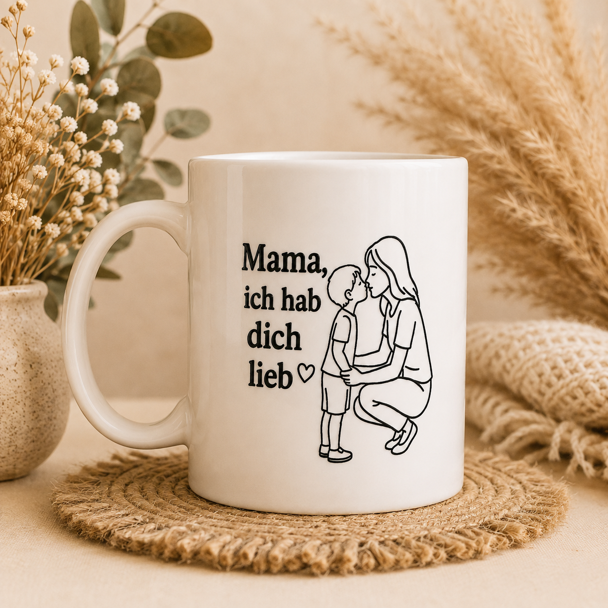 Tasse "Mama, ich hab dich lieb"