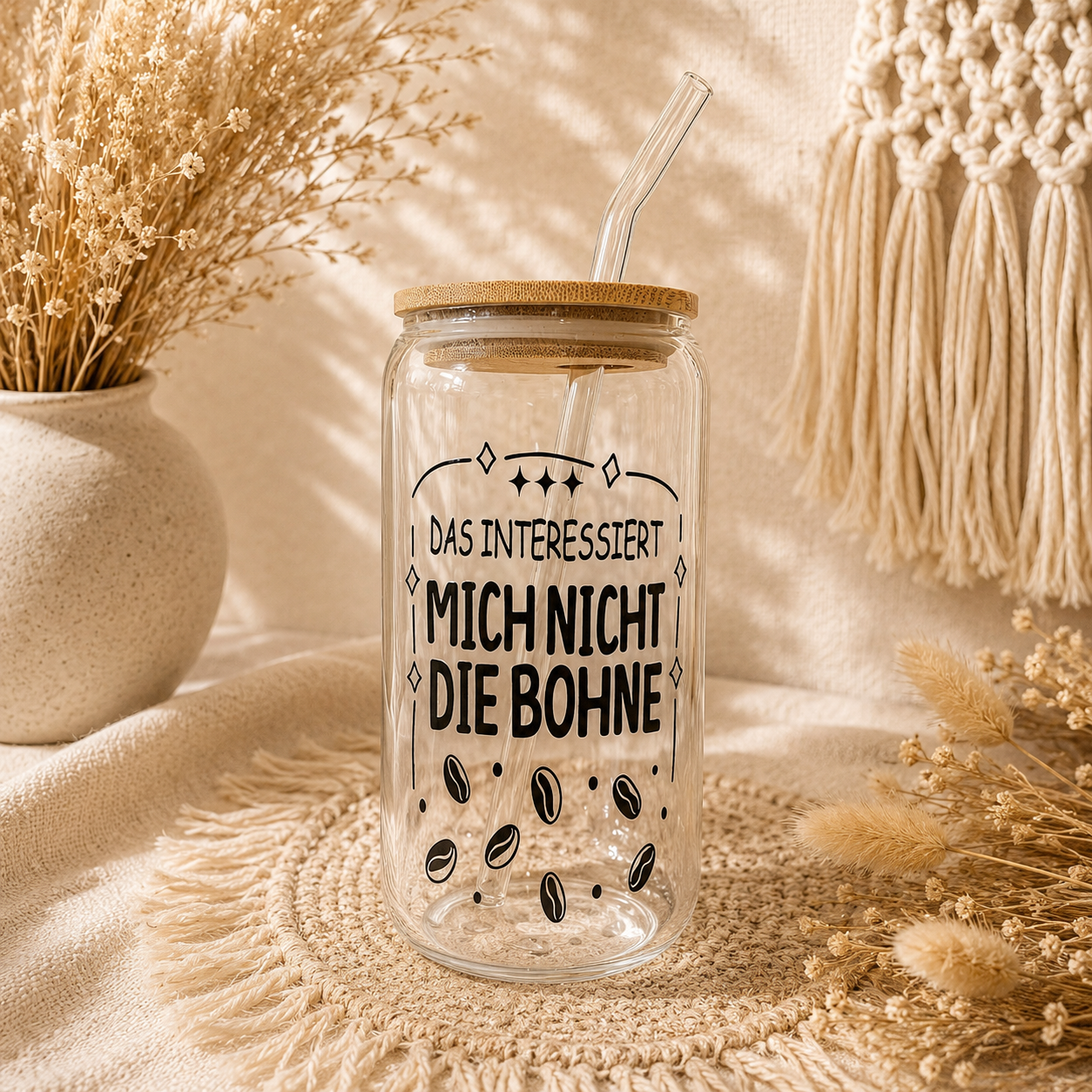 Sommerglas "Das interessiert mich nicht die Bohne"
