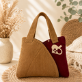 Unikat - Handgefertigte Tasche "Herzblatt trifft Cord