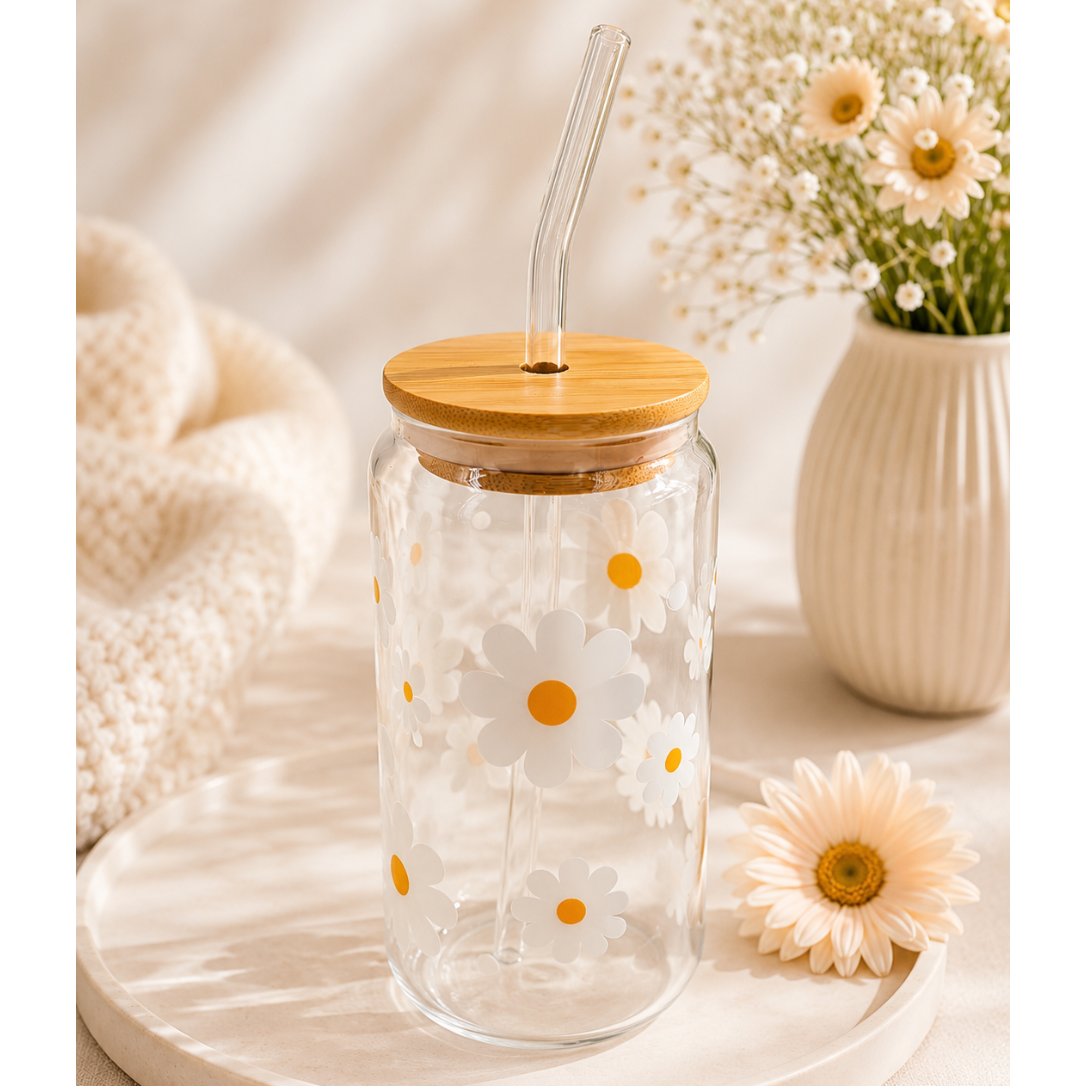Sommerglas "Gänseblümchen"
