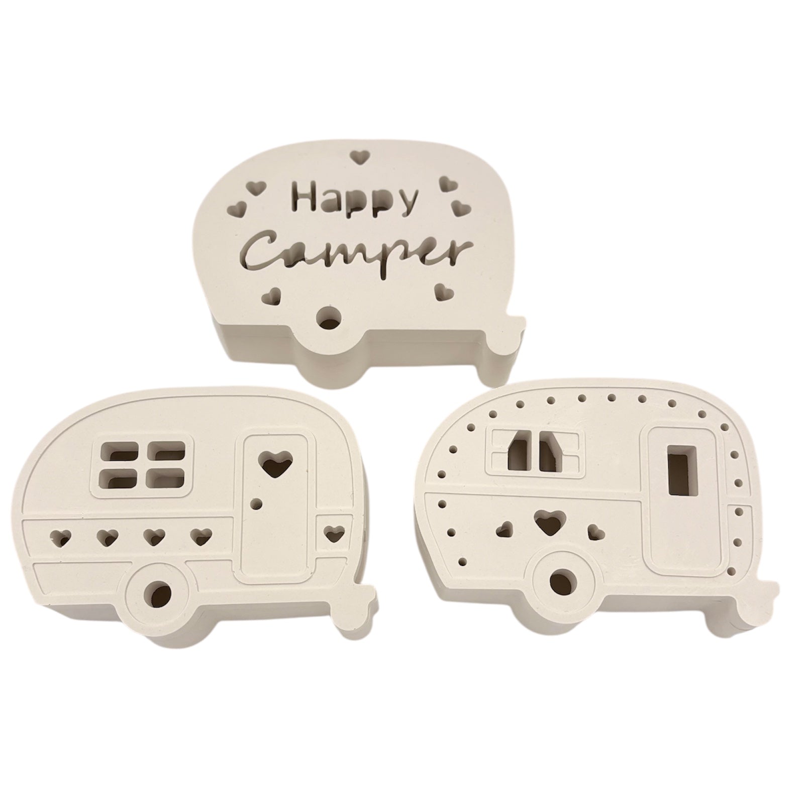 Dekofigur "Happy Camper" mit LED