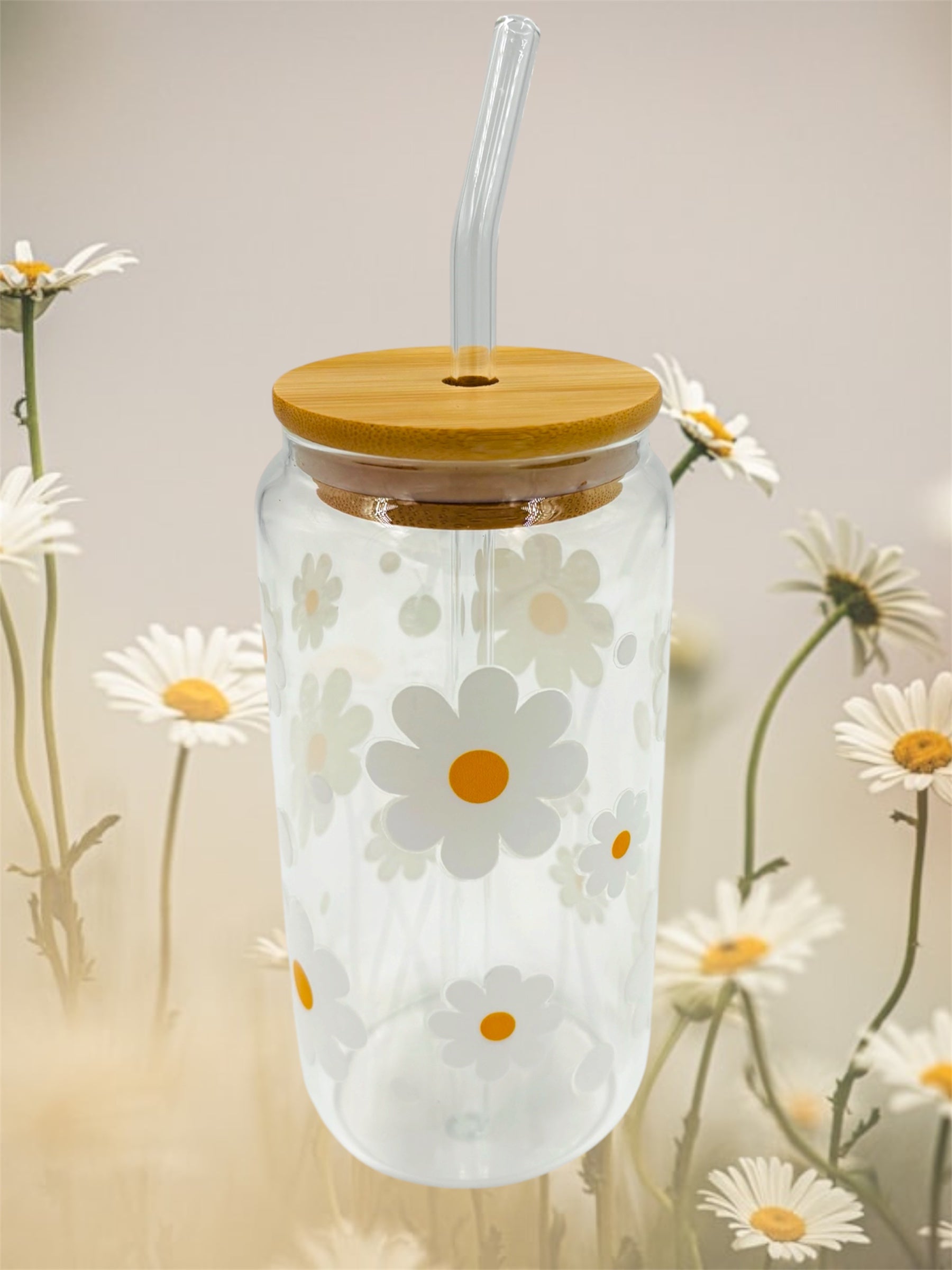 Sommerglas "Gänseblümchen"