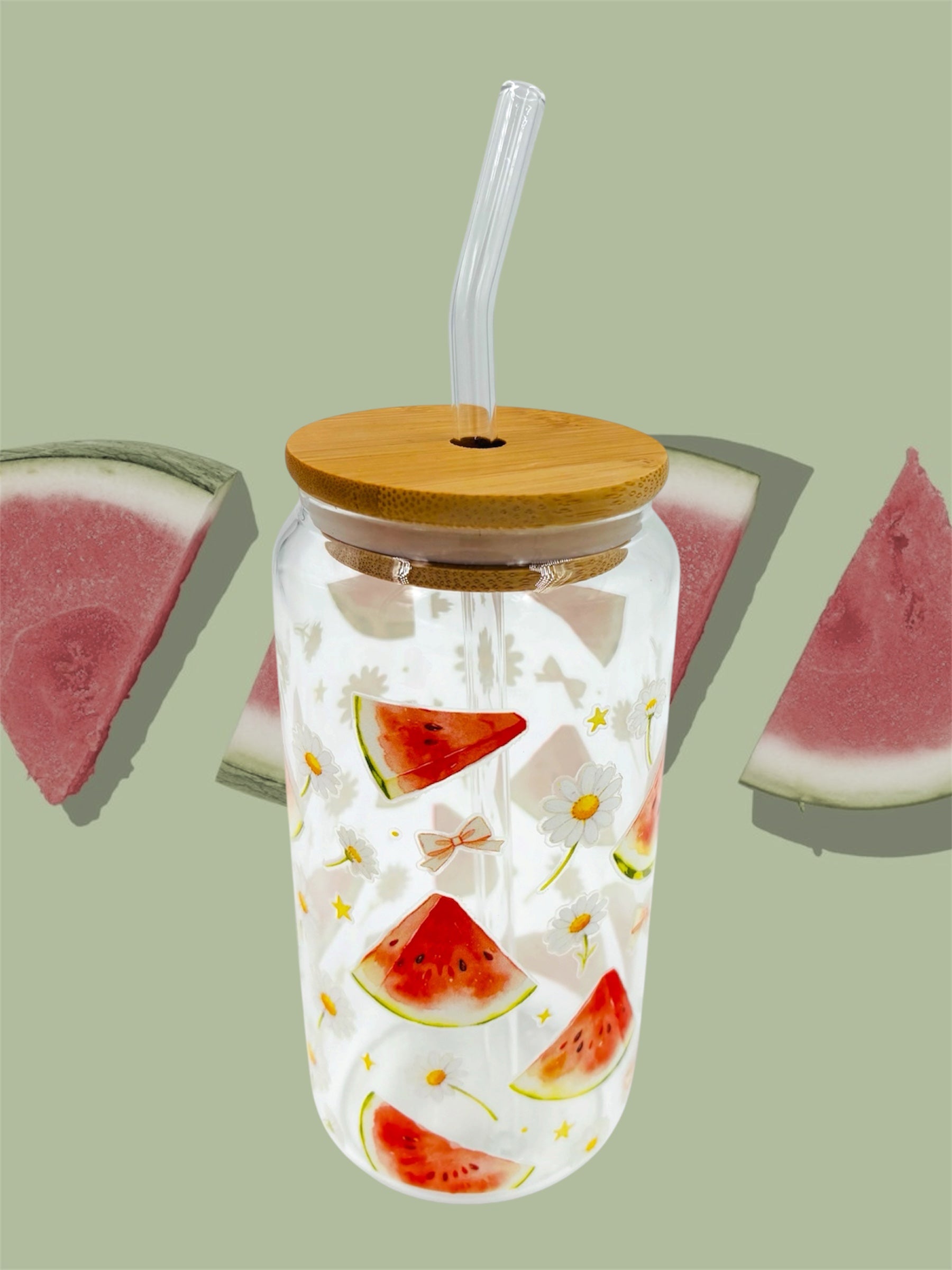 Sommerglas "Wassermelone"