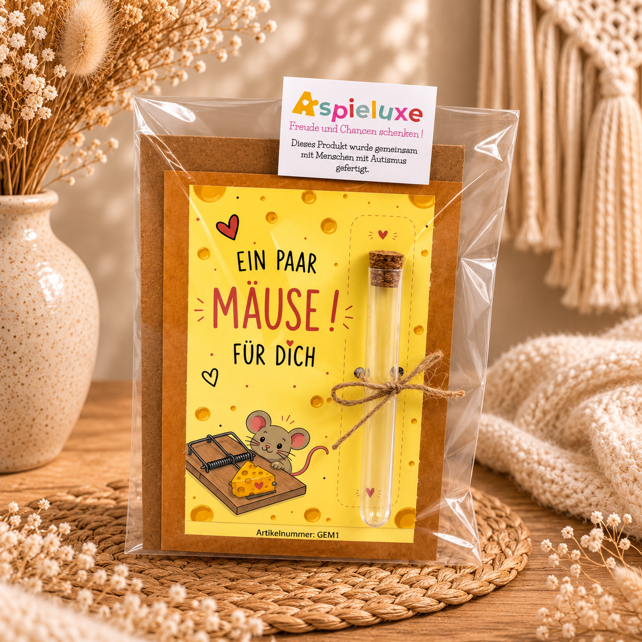Geldgeschenk "Mäuse"