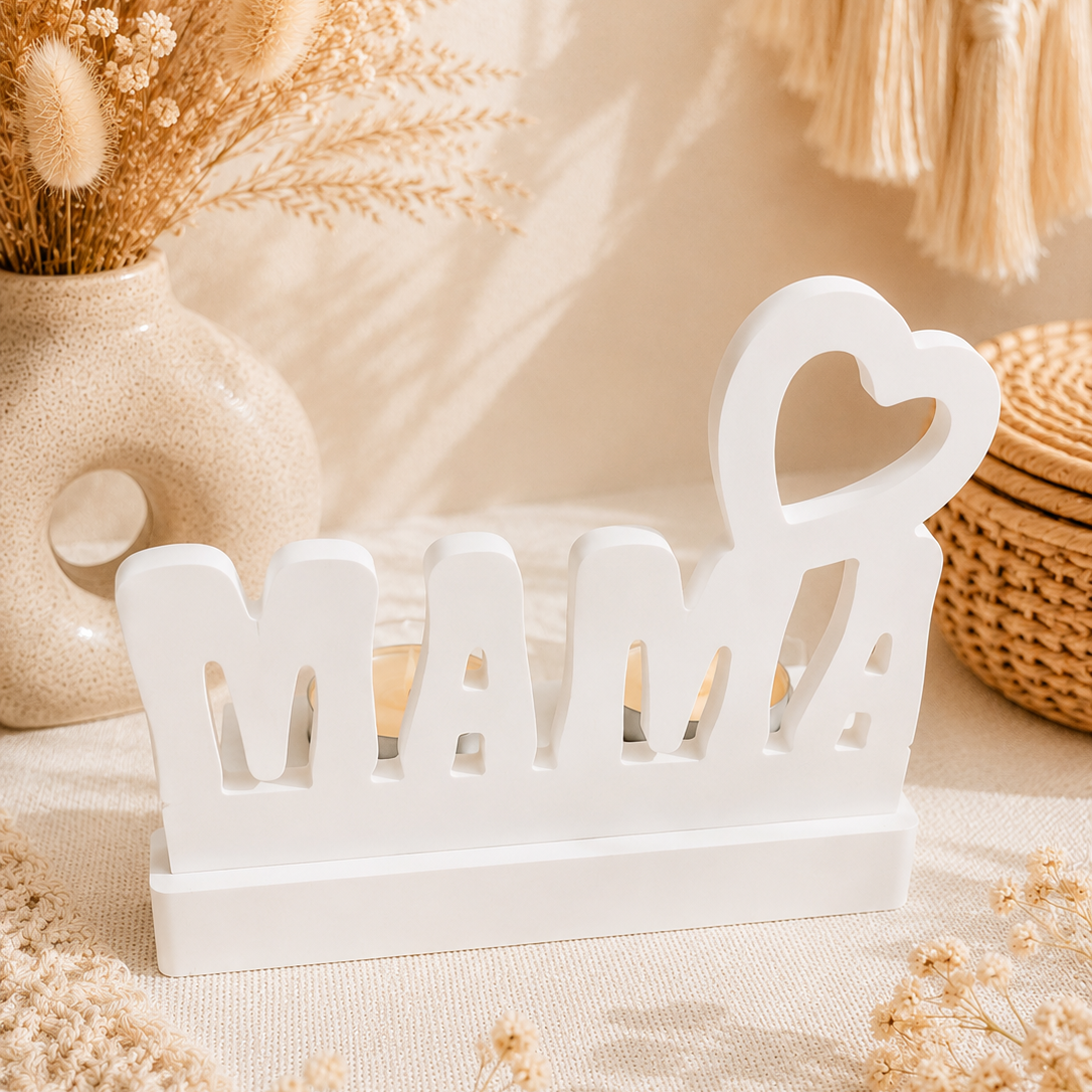 Teelichthalter "Mama"